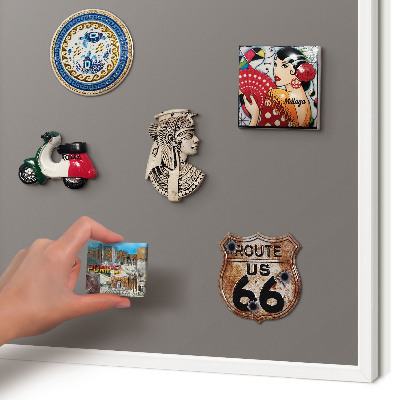 Magnetisch bord voor de muur met witte lijst Donkergrijs
