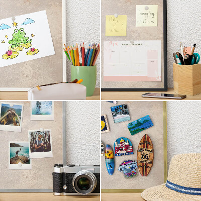 Magnetisch bord voor de muur met witte lijst Neutrale achtergrond