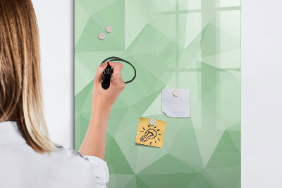 Memobord van glas met print inclusief neodymium magneten Een kleurrijk bord voor het presenteren van foto's