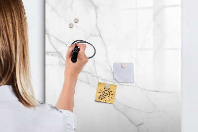 Memobord van glas met print inclusief neodymium magneten Stijlvol bord voor foto's en notities