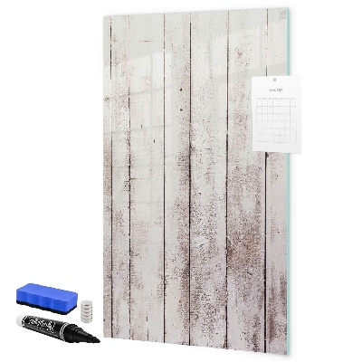 Decoratief glazen wandbord beschrijfbaar en magnetisch Een prikbord voor het presenteren van foto's en notities