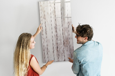 Decoratief glazen wandbord beschrijfbaar en magnetisch Een prikbord voor het presenteren van foto's en notities
