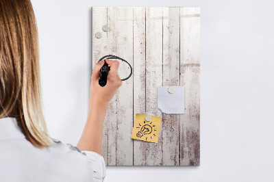 Decoratief glazen wandbord beschrijfbaar en magnetisch Een prikbord voor het presenteren van foto's en notities