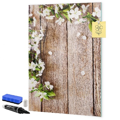 Memobord van glas met print inclusief neodymium magneten Creatief moodboard voor foto's en notities