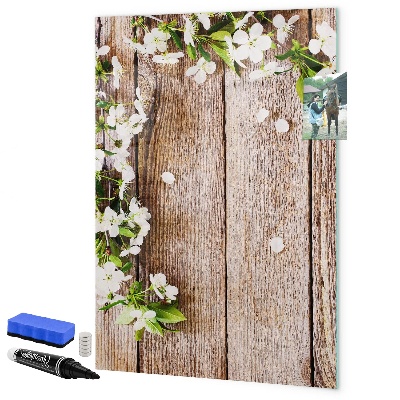 Memobord van glas met print inclusief neodymium magneten Creatief moodboard voor foto's en notities