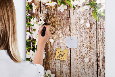 Memobord van glas met print inclusief neodymium magneten Creatief moodboard voor foto's en notities