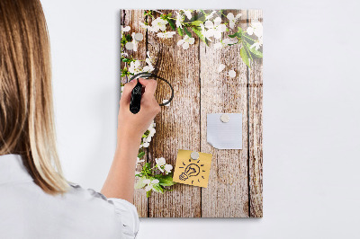Memobord van glas met print inclusief neodymium magneten Creatief moodboard voor foto's en notities