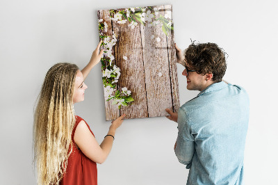 Memobord van glas met print inclusief neodymium magneten Creatief moodboard voor foto's en notities