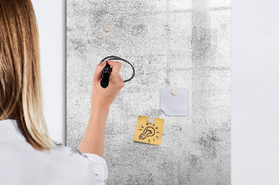 Memobord van glas met print inclusief neodymium magneten Modern prikbord voor notities en foto's