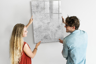 Memobord van glas met print inclusief neodymium magneten Modern prikbord voor notities en foto's