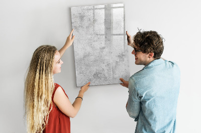 Memobord van glas met print inclusief neodymium magneten Modern prikbord voor notities en foto's