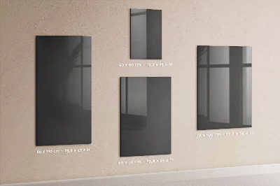 Decoratief glazen wandbord beschrijfbaar en magnetisch Een kleurrijk bord voor het presenteren van foto's