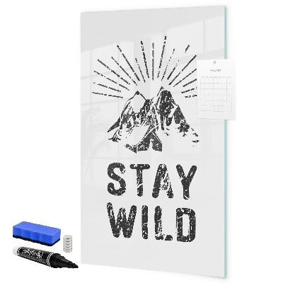 Memobord van glas met print inclusief neodymium magneten Een creatieve ruimte voor herinneringen en foto's
