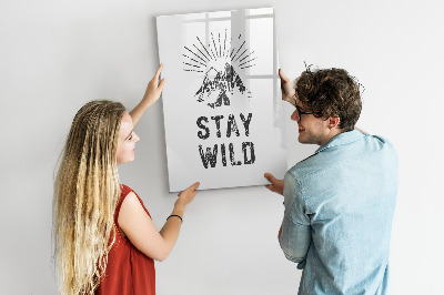 Memobord van glas met print inclusief neodymium magneten Een creatieve ruimte voor herinneringen en foto's