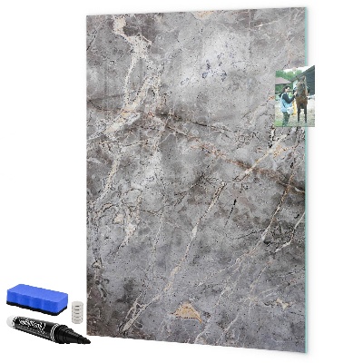 Memobord van glas met print inclusief neodymium magneten Memobord met magneten en foto's