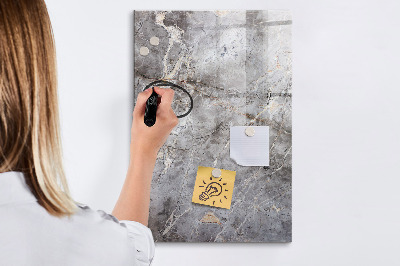 Memobord van glas met print inclusief neodymium magneten Memobord met magneten en foto's