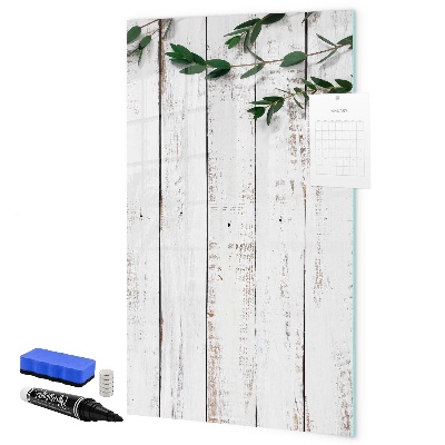 Memobord van glas met print inclusief neodymium magneten Een creatieve ruimte voor herinneringen en foto's
