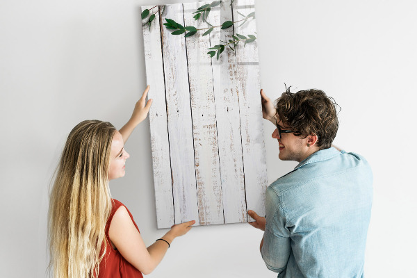 Memobord van glas met print inclusief neodymium magneten Een creatieve ruimte voor herinneringen en foto's