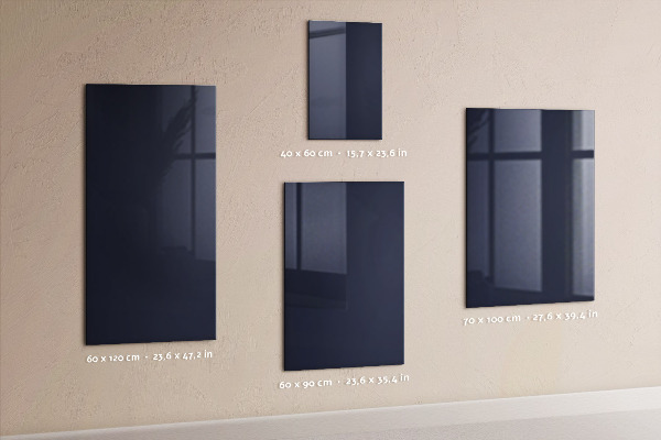 Memobord van glas met print inclusief neodymium magneten Een creatieve ruimte voor herinneringen en foto's