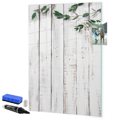 Memobord van glas met print inclusief neodymium magneten Een creatieve ruimte voor herinneringen en foto's
