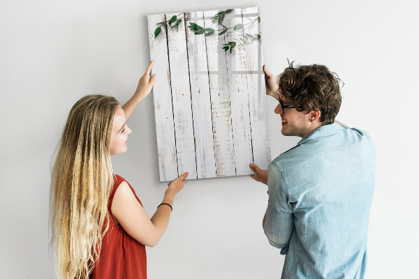 Memobord van glas met print inclusief neodymium magneten Een creatieve ruimte voor herinneringen en foto's