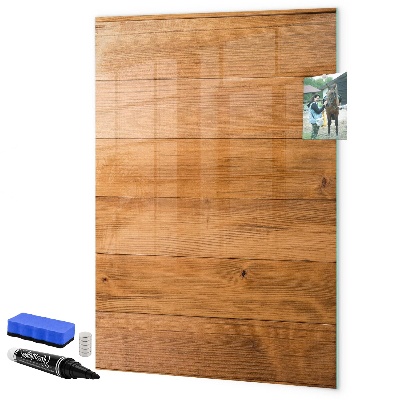 Memobord van glas met print inclusief neodymium magneten Een knusse plek voor herinneringen en foto's.
