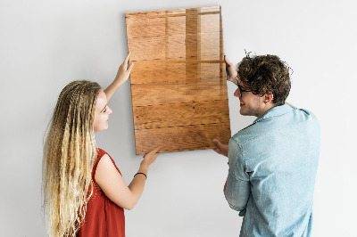 Memobord van glas met print inclusief neodymium magneten Een knusse plek voor herinneringen en foto's.