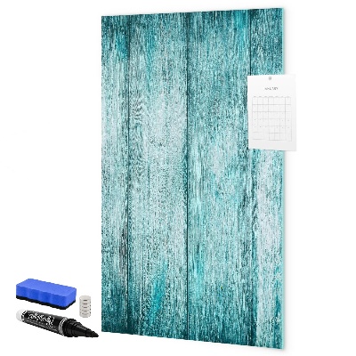 Decoratief glazen wandbord beschrijfbaar en magnetisch Een kleurrijk prikbord voor notities en foto's