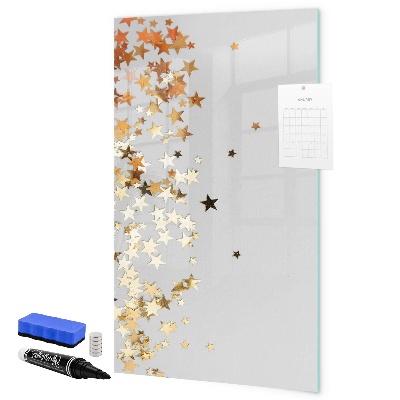 Memobord van glas met print inclusief neodymium magneten Creatief moodboard voor foto's en notities