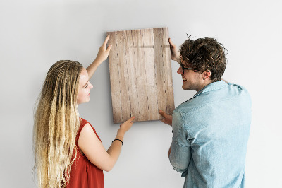 Memobord van glas met print inclusief neodymium magneten Bord voor foto's en notities
