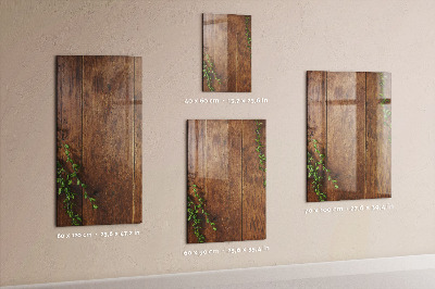 Memobord van glas met print inclusief neodymium magneten Een creatieve plek voor herinneringen en foto's