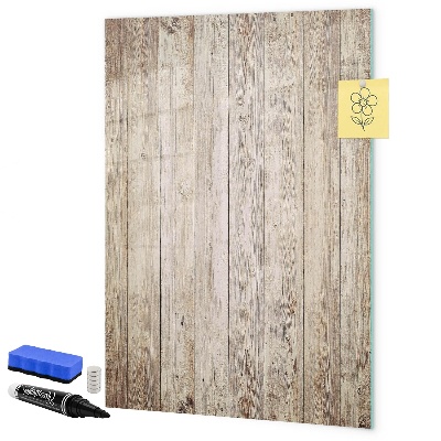 Decoratief glazen wandbord beschrijfbaar en magnetisch Foto-organizer aan de muur