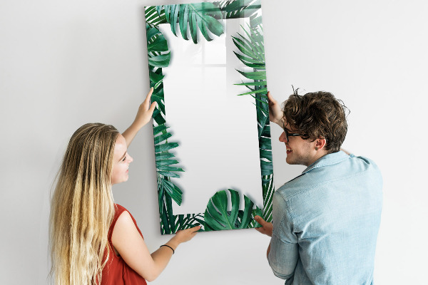 Memobord van glas met print inclusief neodymium magneten Groen bord voor het presenteren van foto's