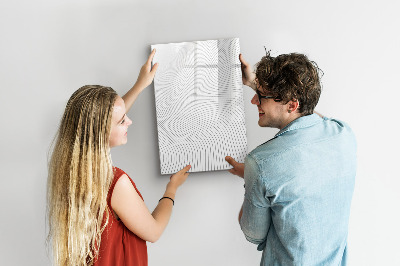 Memobord van glas met print inclusief neodymium magneten Een spiegel met een plek voor foto's