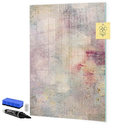 Memobord van glas met print inclusief neodymium magneten Creatief moodboard voor foto's en notities