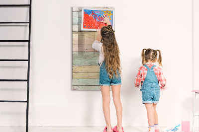 Decoratief glazen wandbord beschrijfbaar en magnetisch Stijlvol bord voor foto's en notities