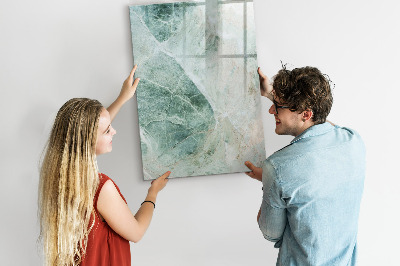 Memobord van glas met print inclusief neodymium magneten Magnetisch bord voor foto's en notities
