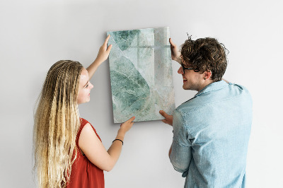 Memobord van glas met print inclusief neodymium magneten Magnetisch bord voor foto's en notities