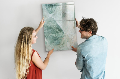 Memobord van glas met print inclusief neodymium magneten Magnetisch bord voor foto's en notities