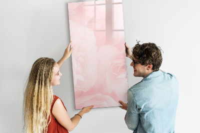 Memobord van glas met print inclusief neodymium magneten Stijlvol bord voor foto's en notities