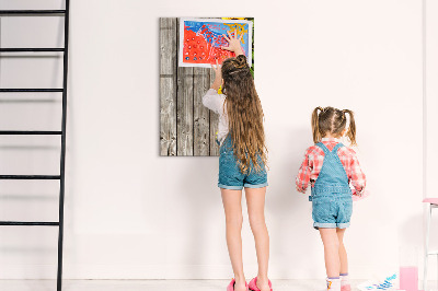 Memobord van glas met print inclusief neodymium magneten Creatief bloemen- en fotobord