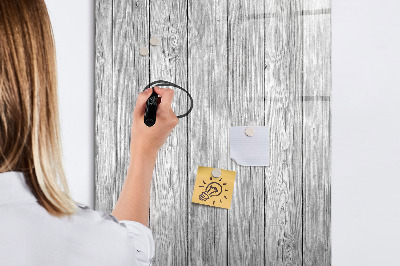 Memobord van glas met print inclusief neodymium magneten Stijlvol bord voor foto's en notities