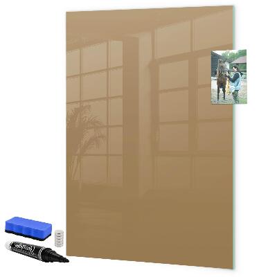 Memobord van glas met print inclusief neodymium magneten Een praktisch prikbord voor notities en foto's.