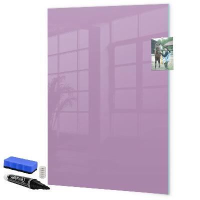 Decoratief glazen wandbord beschrijfbaar en magnetisch Een kleurrijk prikbord voor notities en foto's