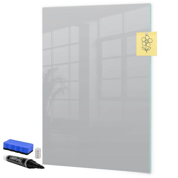 Memobord van glas met print inclusief neodymium magneten Magnetisch bord voor foto's en notities