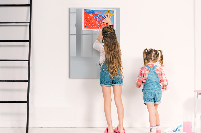Memobord van glas met print inclusief neodymium magneten Magnetisch bord voor foto's en notities