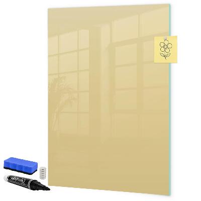 Memobord van glas met print inclusief neodymium magneten Magnetisch bord voor notities en foto's