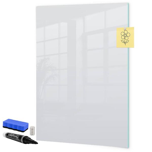 Decoratief glazen wandbord beschrijfbaar en magnetisch Herinneringen vastleggen in een moderne stijl.