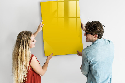 Memobord van glas met print inclusief neodymium magneten Een kleurrijk prikbord voor notities en foto's