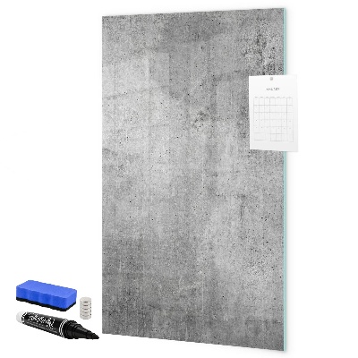 Memobord van glas met print inclusief neodymium magneten Modern prikbord voor notities en foto's